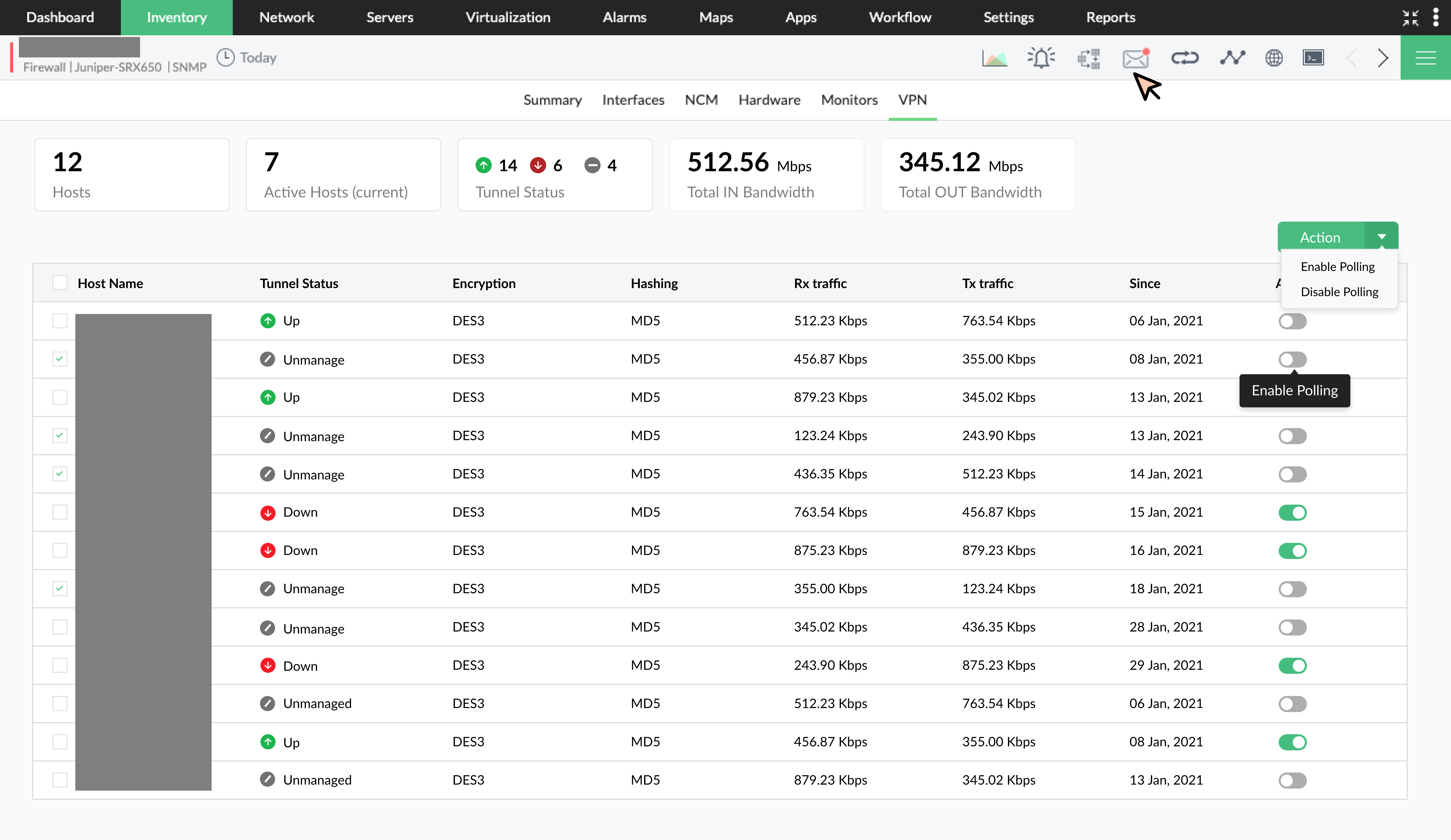 VPN Monitoring Tool - ManageEngine
